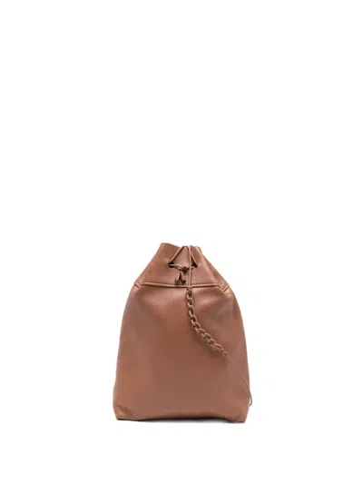 Forte Forte Drawstring Crossbody Bag In Red