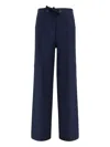 Forte Forte Drawstring Trousers In Blue