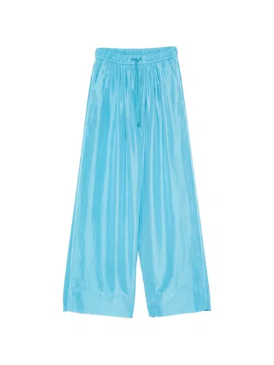 Forte Forte Drawstring Trousers In Blue
