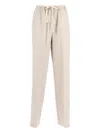 Forte Forte Drawstring Trousers In Neutral
