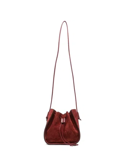 Forte Forte Drawstring-fastening Bucket Bag In Red