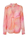 Forte Forte Dream Print Voile Shirt In Pink