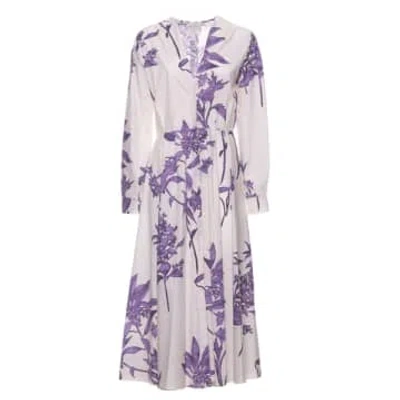 forte forte purple dress Forte Forte empire-line Silk Maxi Dress | Purple