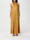 Forte Forte Halterneck Dress In Brown