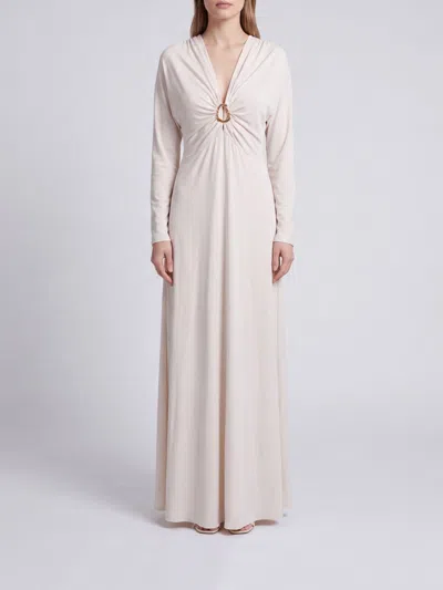 Forte Forte Dress Woman Color Ivory In Neutral