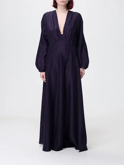 Forte Forte Dress  Woman Color Blue In Purple