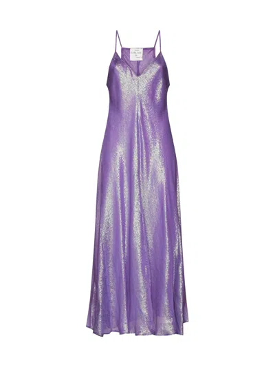 Forte Forte Maxikleid Mit Schillerndem Design In Purple