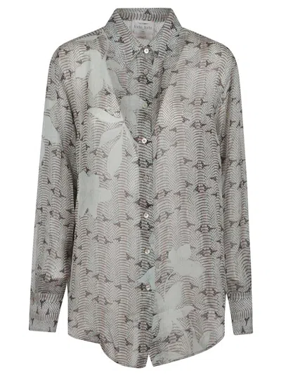 Forte Forte Dune Lily Print Chiffon Silk Shirt