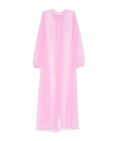 Forte Forte Duster Coat In Contemporary Chiffon In Pink