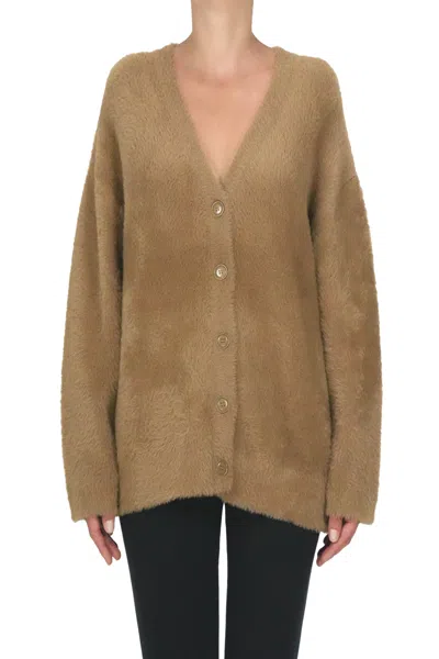 Forte Forte Eco-fur Cardigan In Multi