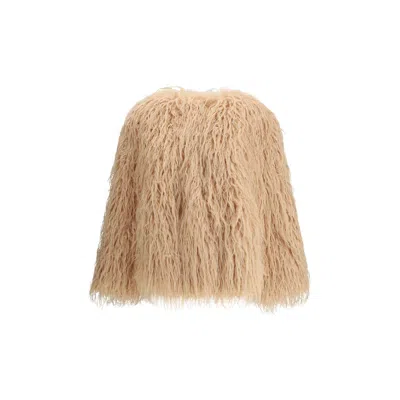 FORTE FORTE ECO MONGOLIA FUR COAT