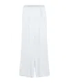 Forte Forte Satin Trousers In White