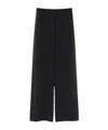 Forte Forte Elastic Waist Casual Pants In Black