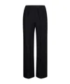 Forte Forte Elastic Waist Casual Pants In Black