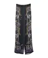 Forte Forte Floral-embroidered Trousers In Black