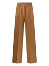 Forte Forte Elastic-waist Pleated Trousers In Brown
