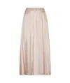 Forte Forte Elastic Waist Skirt In Nude