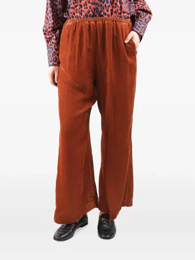Pre-owned Forte Forte Elasticated Corduroy Trousers In Orange
