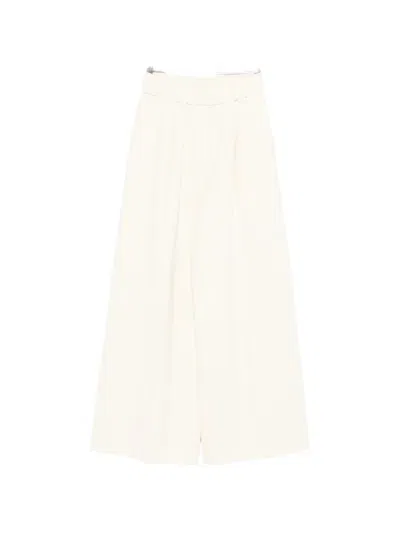 Forte Forte Elasticated Trousers In White