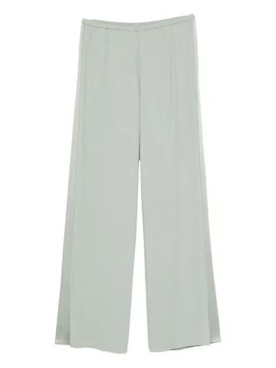 Forte Forte Elasticated-waist Trousers In Green