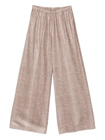Forte Forte Elasticated-waist Trousers In Neutral