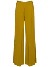 Forte Forte Elasticated-waistband Palazzo Pants In Green