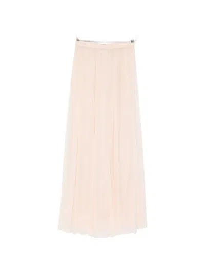 Forte Forte Elastic-waist Maxi Skirt In Pink
