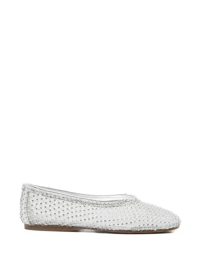Forte Forte Embellished Ballet Flats In White