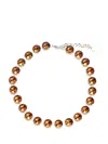 Forte Forte Crystal-embellished Necklace In Bronze