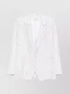 Forte Forte Embellished Double-breasted Silk Jacket With Button Detailing