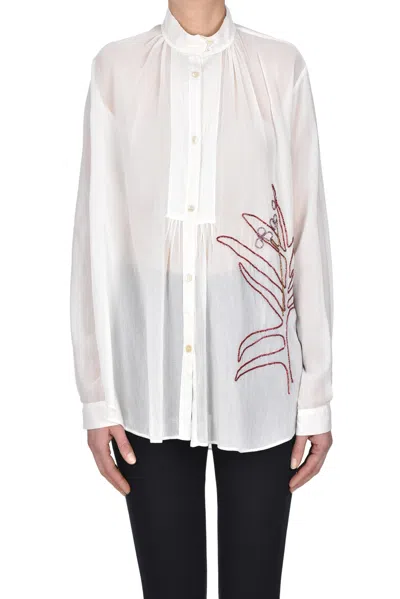 Forte Forte Embellished Shirt In White