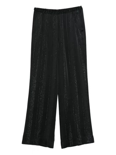 Forte Forte Embellished Trousers In Blue
