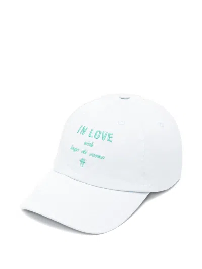 Forte Forte Embroidered Baseball Cap In Blue