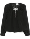 Forte Forte Embroidered Blouse In Black
