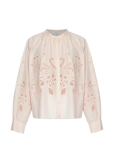 Forte Forte Embroidery Shirt In Neutral