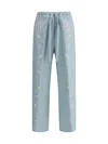 Shop Forte Forte Embroidered Linen Pants