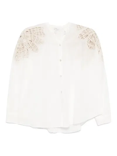 FORTE FORTE EMBROIDERED SHIRT