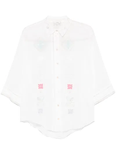 FORTE FORTE EMBROIDERED SHIRT