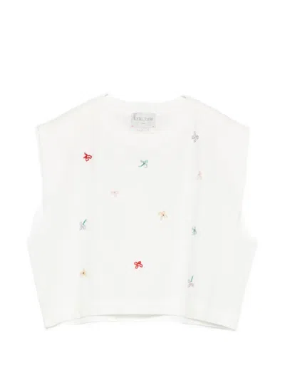 Forte Forte Embroidered T-shirt In Multi