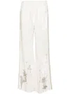 Forte Forte Forte_forte "frangipane Gardens" Embroidery Velvet Pants Clothing