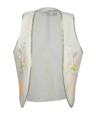 FORTE FORTE LINEN WAISTCOAT