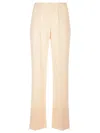 FORTE FORTE ENVERS SATIN FLARED PANTS