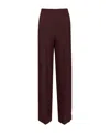 Forte Forte Envers Satin Palazzo Pants In Brown