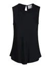 Forte Forte Envers Satin Top In Blue