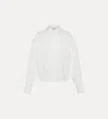 Forte Forte Essential Bci Cotton Poplin Boxy Sh In White