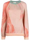Forte Forte Faded-knit Jumper In Rosa