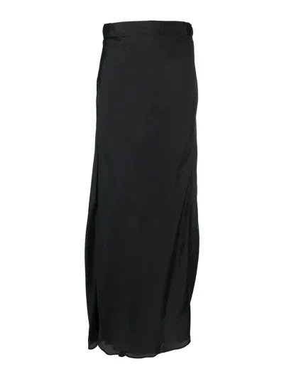 Forte Forte Forte_forte Contemporary Habotai Couture Skirt Clothing In Black