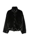Forte Forte Chevron-pattern Jacket In Black