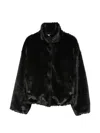 Forte Forte Chevron-pattern Jacket In Black