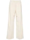 Forte Forte Felted Palazzo Pants In Neutrals